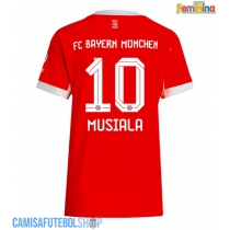 Camisa de time de futebol Bayern Munich Jamal Musiala #10 Replicas 1º Equipamento Feminina 2025-26 Manga Curta